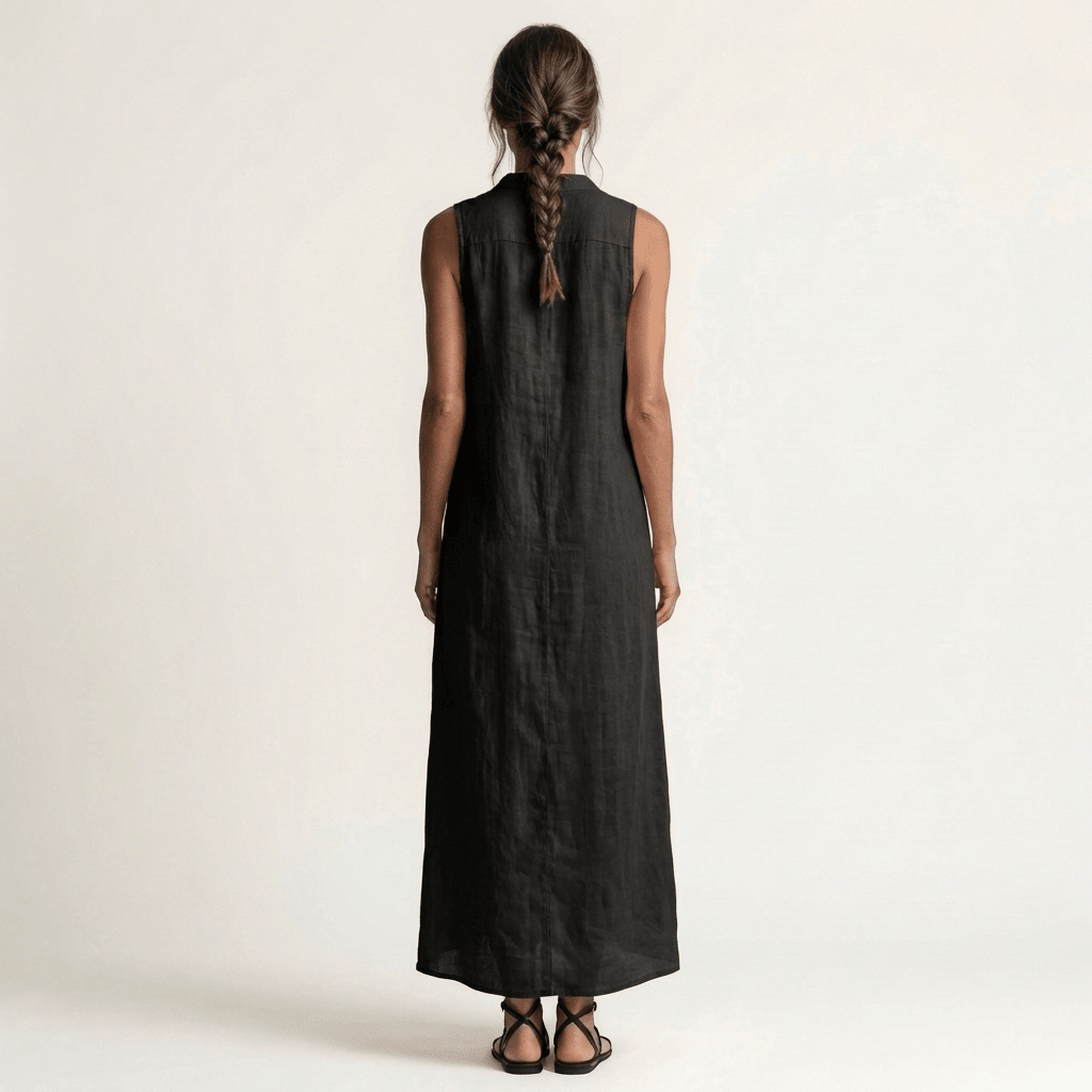 MIRABELL | Maxi dress with hooded collar - Liora Melbourne