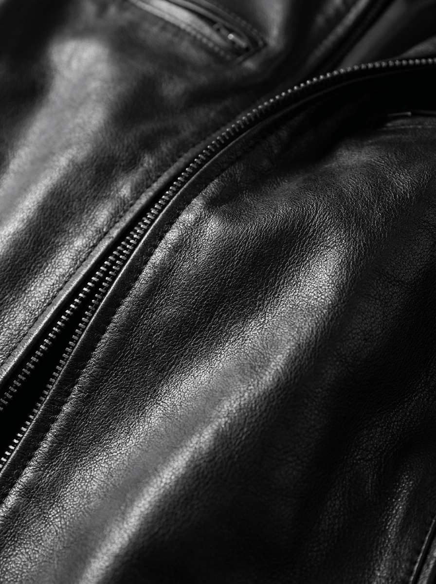 LUCA | Leather jacket with casual fit - Liora Melbourne