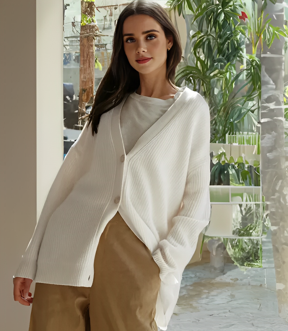 SIENNA | Cardigan with button closure - Liora Melbourne