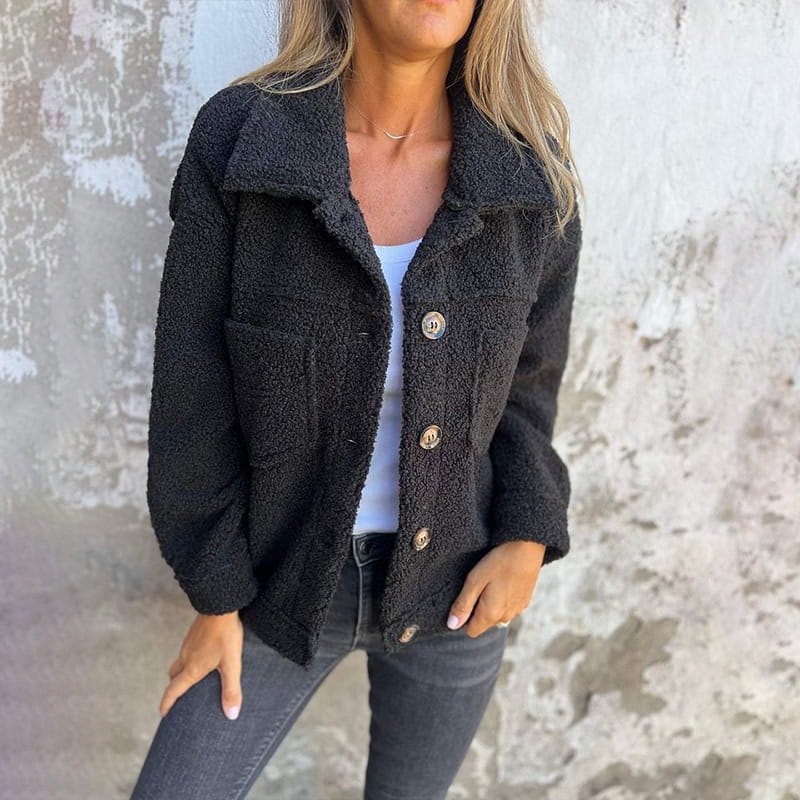 KEIRA | Autumn coat with lapel collar - Liora Melbourne