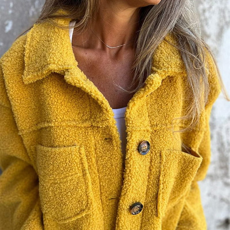 LUNA | Teddy jacket with pockets - Liora Melbourne