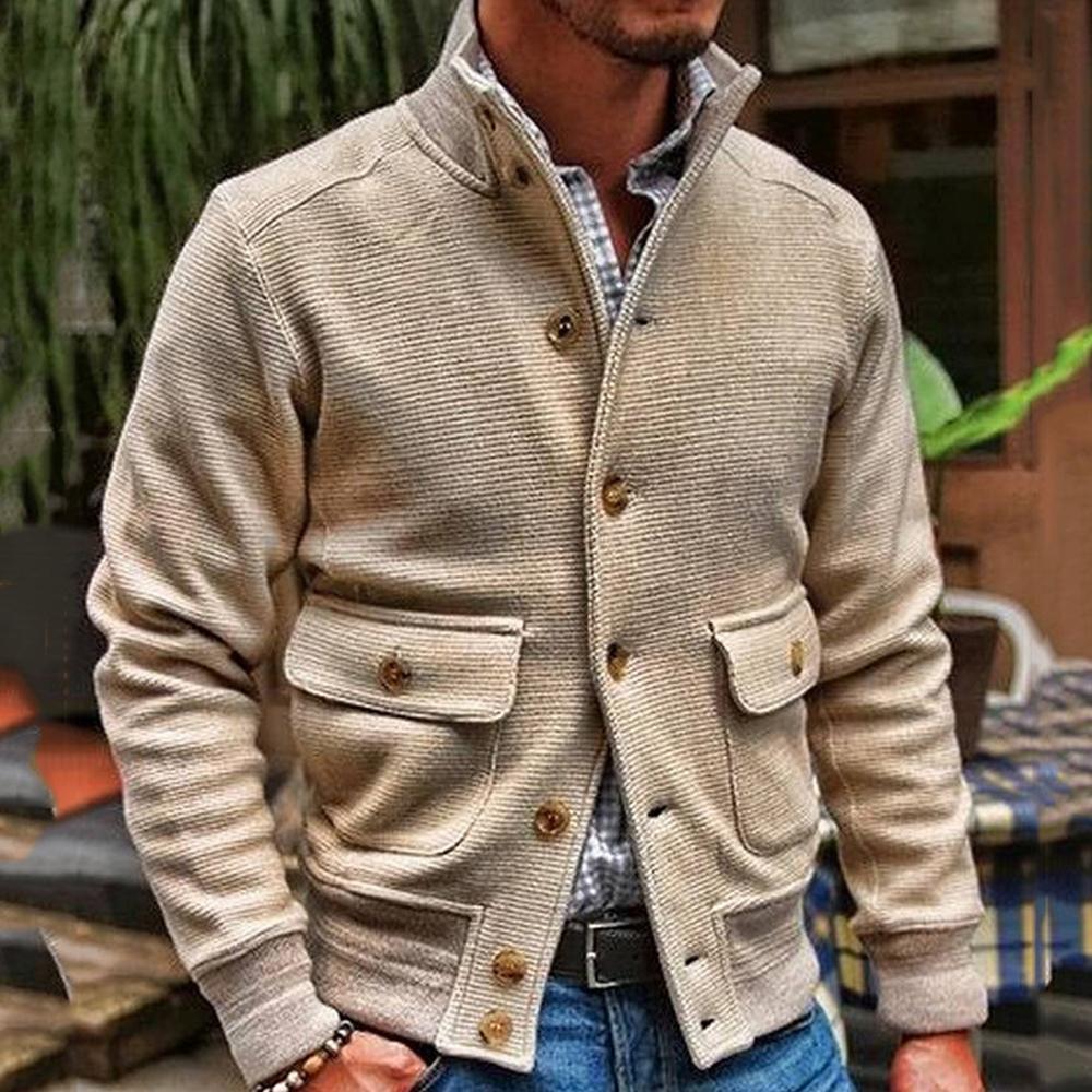 EVAN | Jacket with stand collar - Liora Melbourne