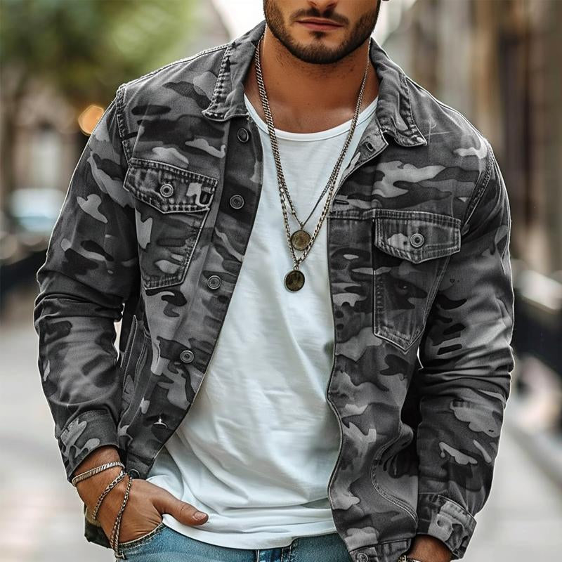 HUNTER | Jacket with camouflage print - Liora Melbourne