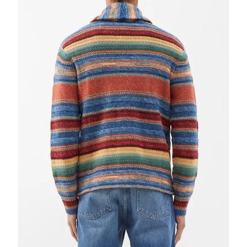 ORION | Cardigan with rainbow colourblock - Liora Melbourne