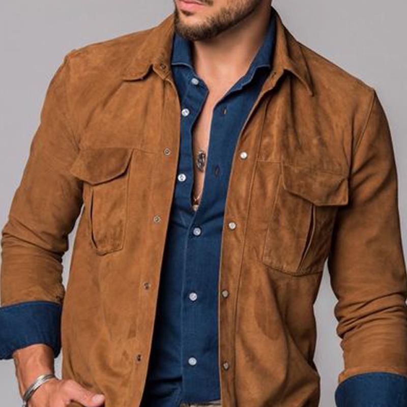 BLAKE | Overshirt with suede finish - Liora Melbourne
