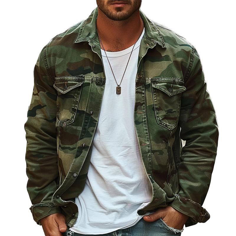 HUNTER | Jacket with camouflage print - Liora Melbourne