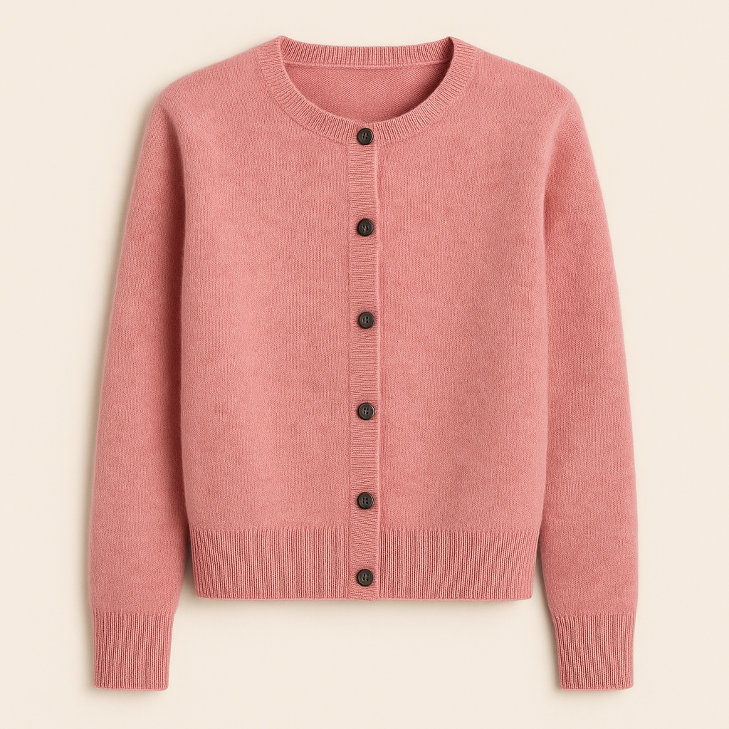 MIA | Button-front cardigan with ribbed trim