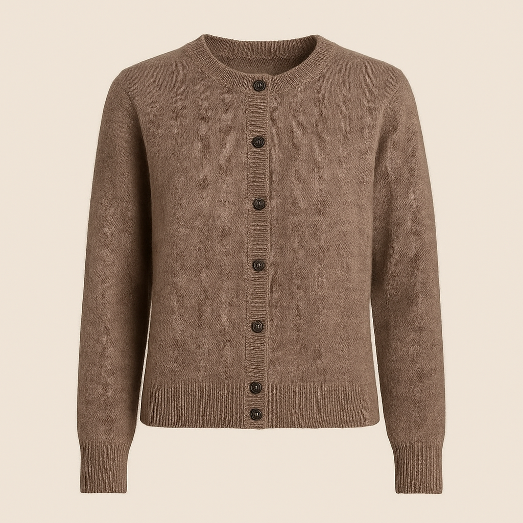 MIA | Button-front cardigan with ribbed trim
