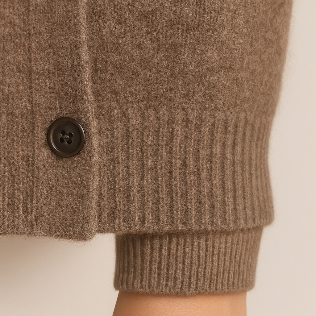 MIA | Button-front cardigan with ribbed trim