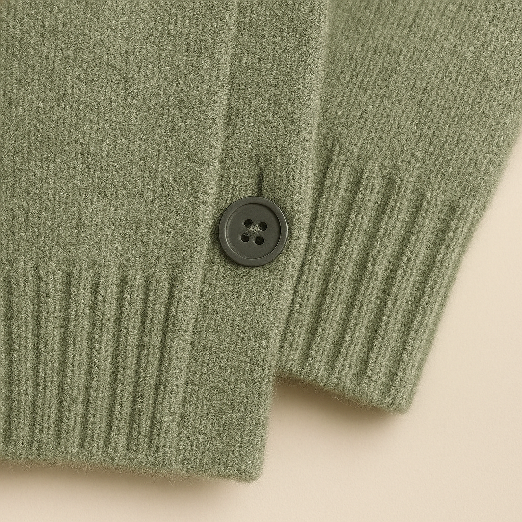 MIA | Button-front cardigan with ribbed trim
