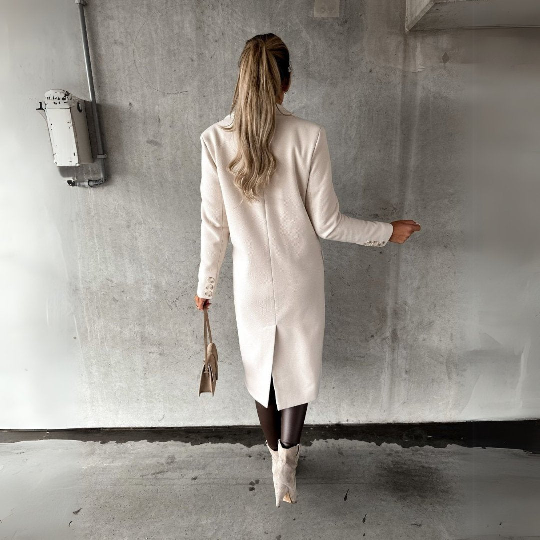 HARPER | Winter coat with double-breasted buttons - Liora Melbourne