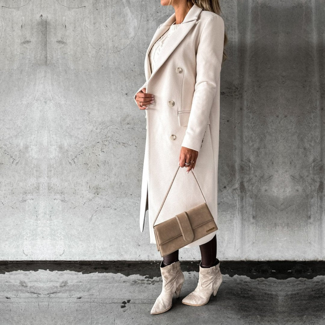 HARPER | Winter coat with double-breasted buttons - Liora Melbourne