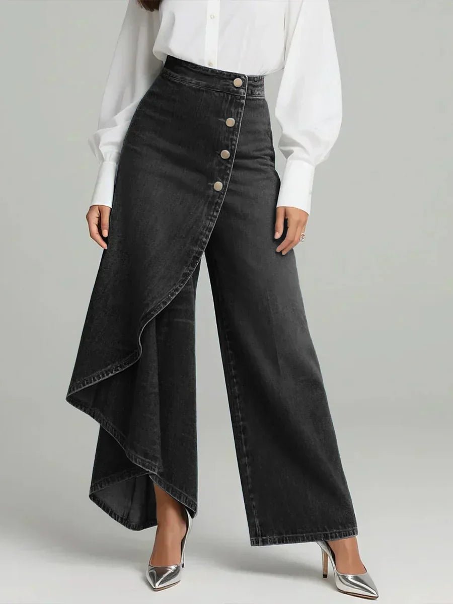 REYA | Wide-leg jeans with high waist - Liora Melbourne