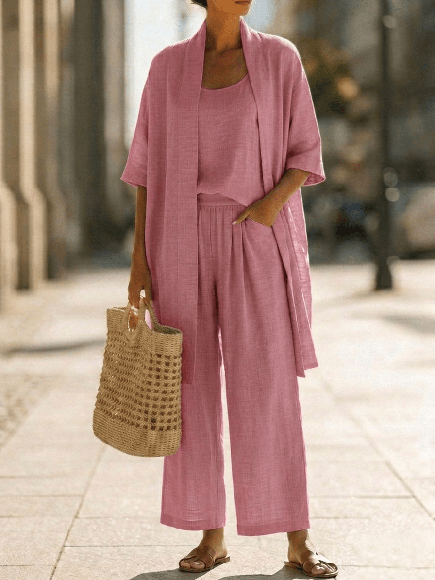 LORRIN | Three-piece set with relaxed silhouette - Liora Melbourne