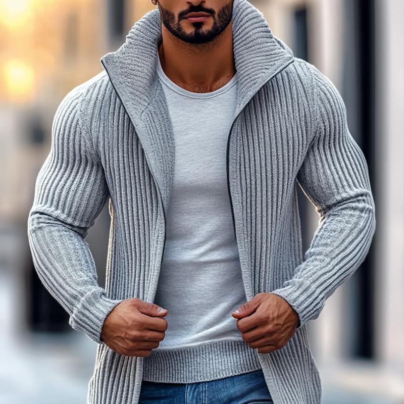 LUCA | Knit cardigan with stripe detail - Liora Melbourne