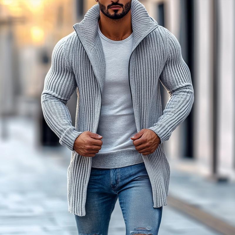 LUCA | Knit cardigan with stripe detail - Liora Melbourne