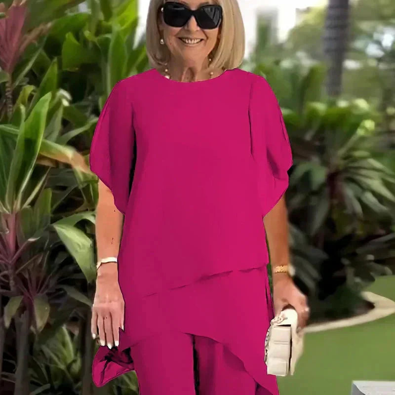 HERLENE | Set with wide-leg pants - Liora Melbourne