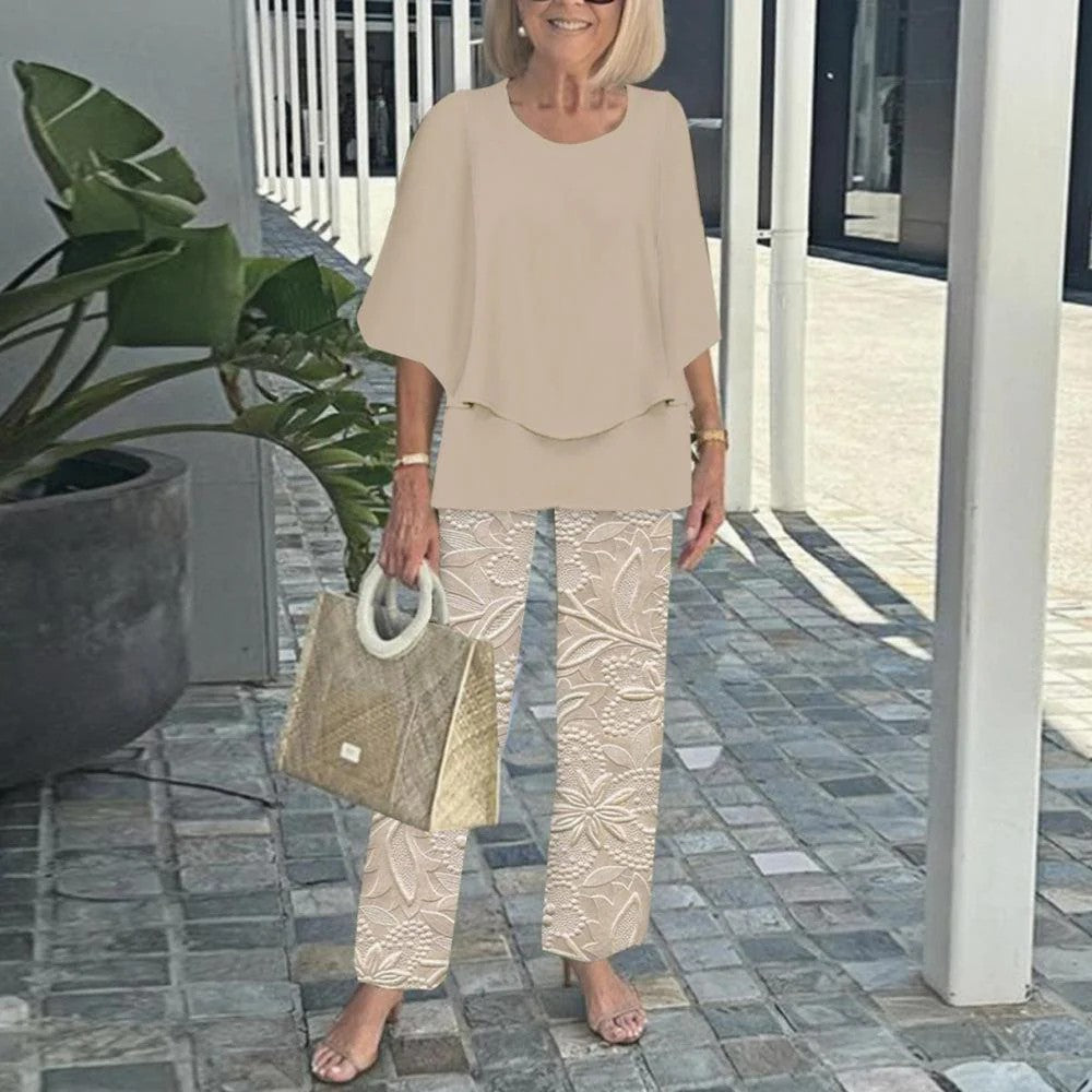 WENDA | Set with wide-leg pants - Liora Melbourne