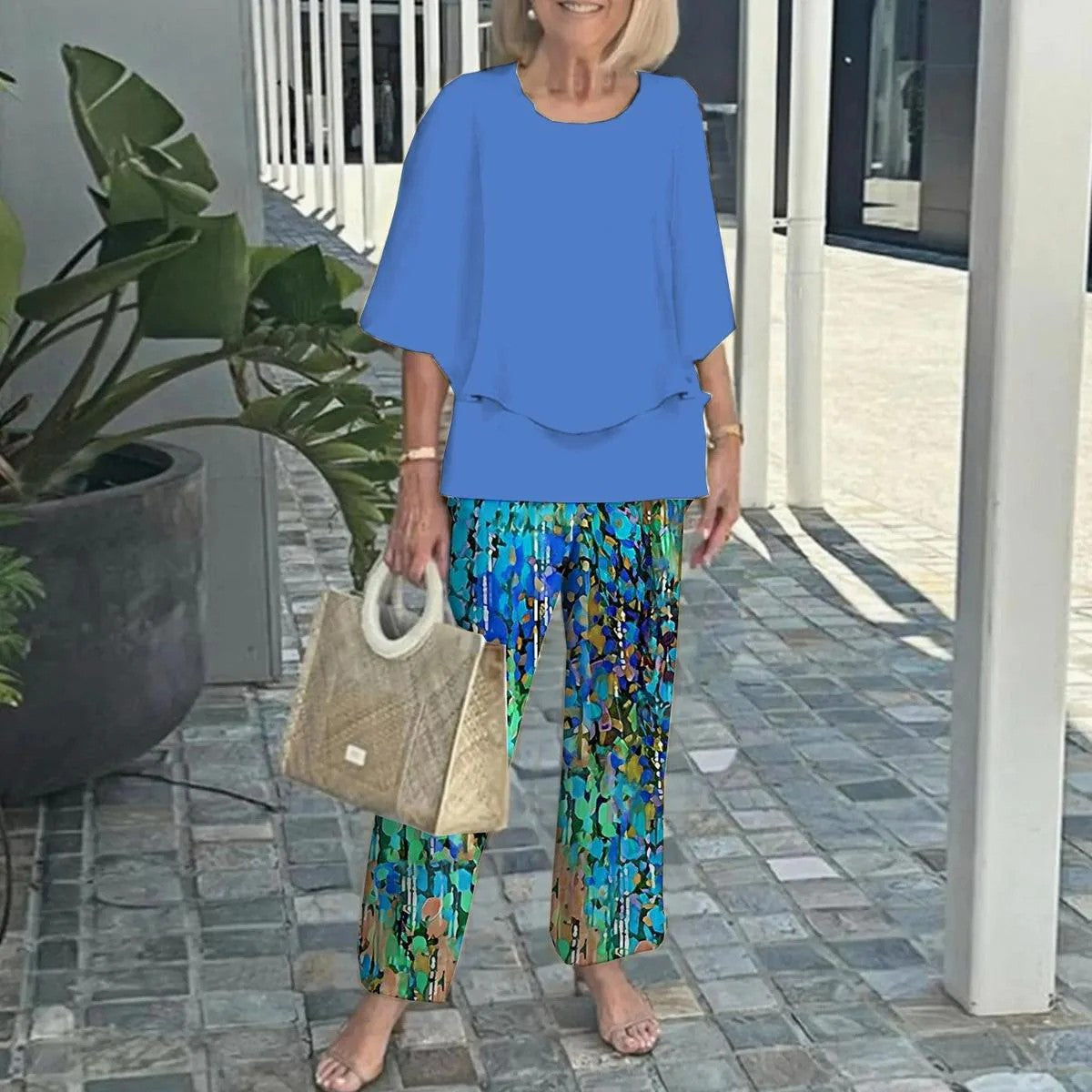 WENDA | Set with wide-leg pants - Liora Melbourne