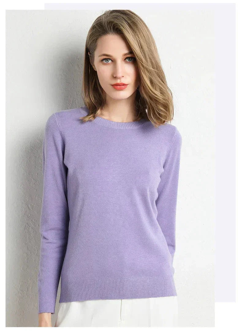 IMOGEN | Fine-knit wool jumper - Liora Melbourne