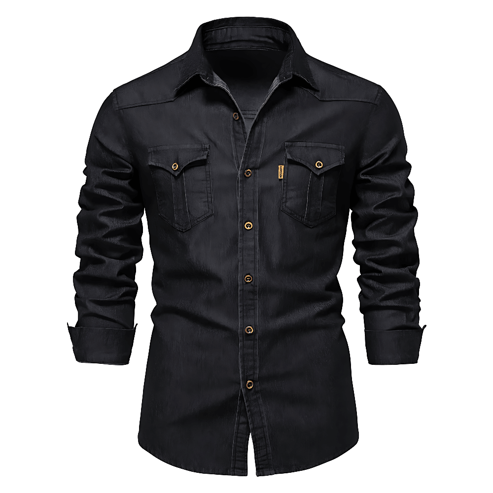 JACK | Denim jacket with chest pockets - Liora Melbourne