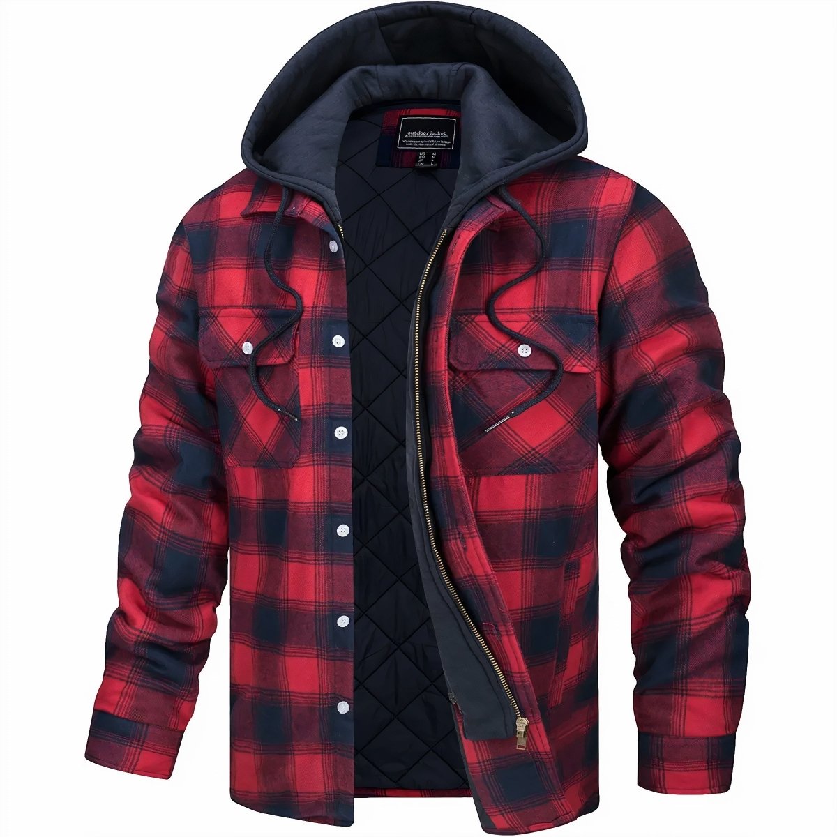 BEAU | Checked jacket with zip - Liora Melbourne