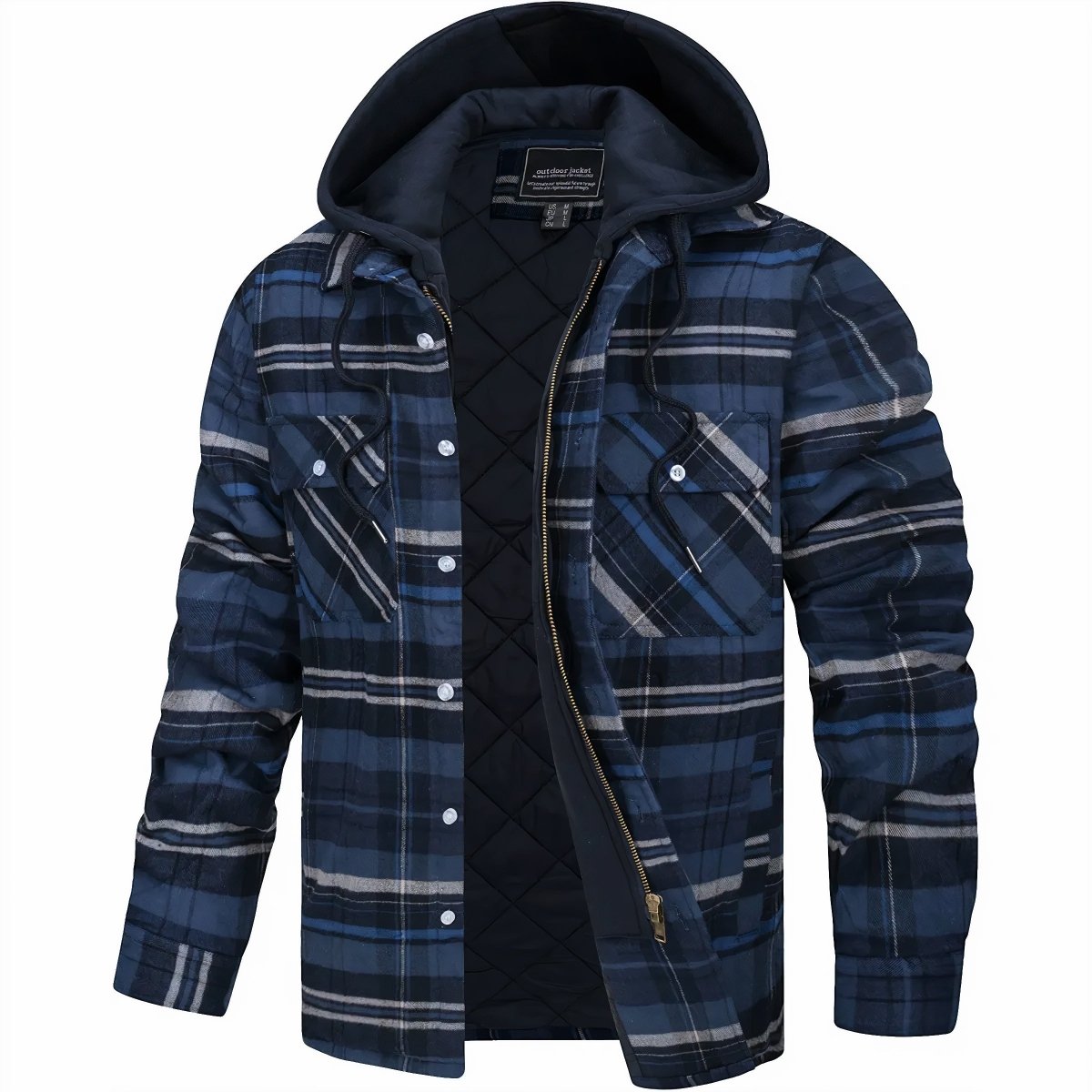 BEAU | Checked jacket with zip - Liora Melbourne