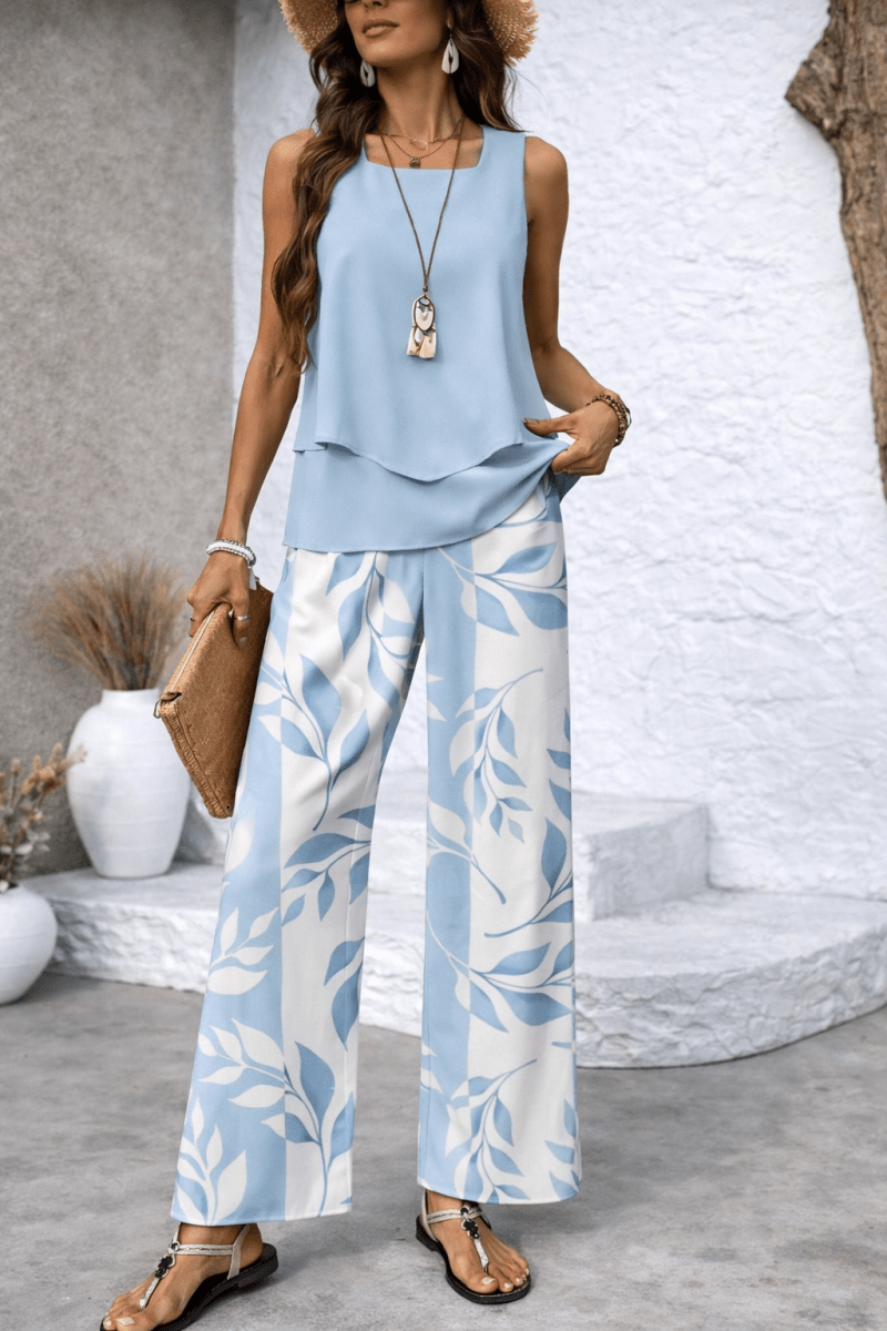ALAYA | Set with wide-leg pants - Liora Melbourne