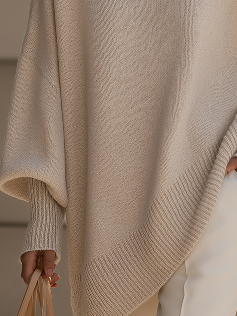SIENNA | Oversized jumper with ribbed neckline - Liora Melbourne