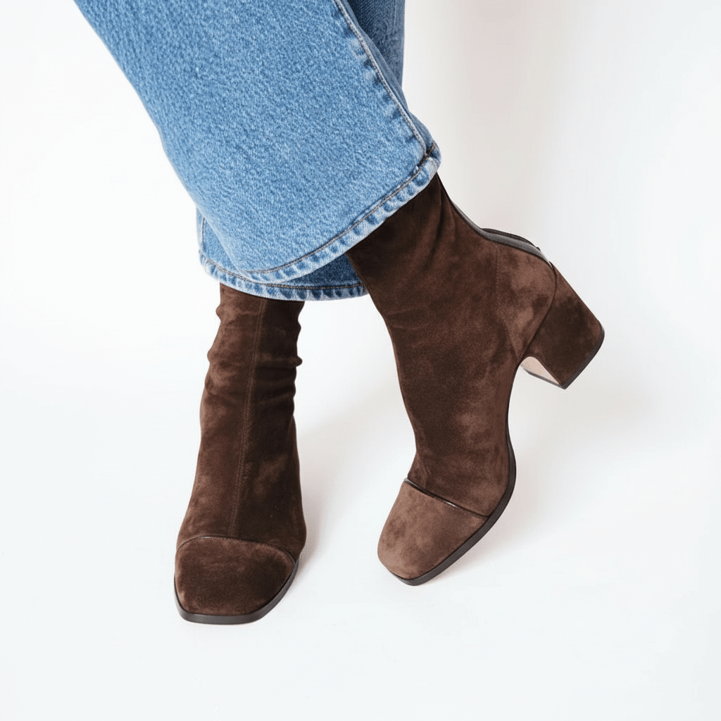 LILIA | Ankle boots with suede upper - Liora Melbourne