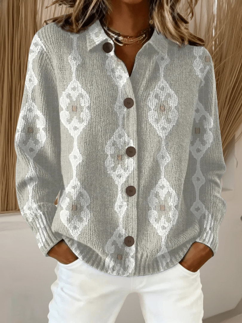 GWENDOLINE | Cardigan with art print - Liora Melbourne
