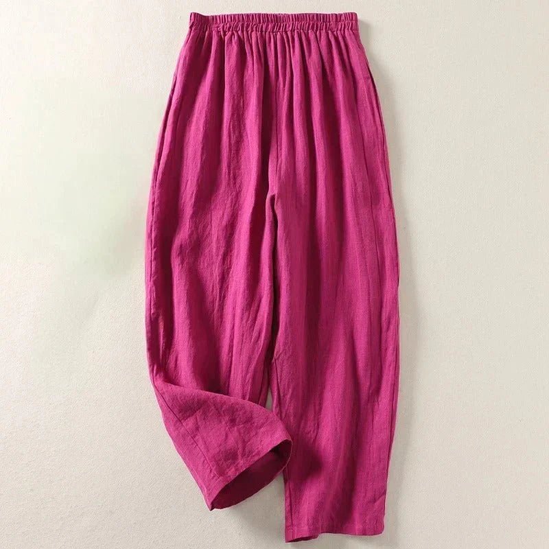 KARINA | Linen pants with relaxed fit – Pack of 5 - Liora Melbourne