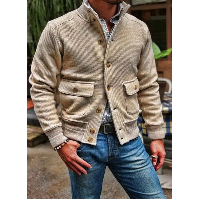EVAN | Jacket with stand collar - Liora Melbourne