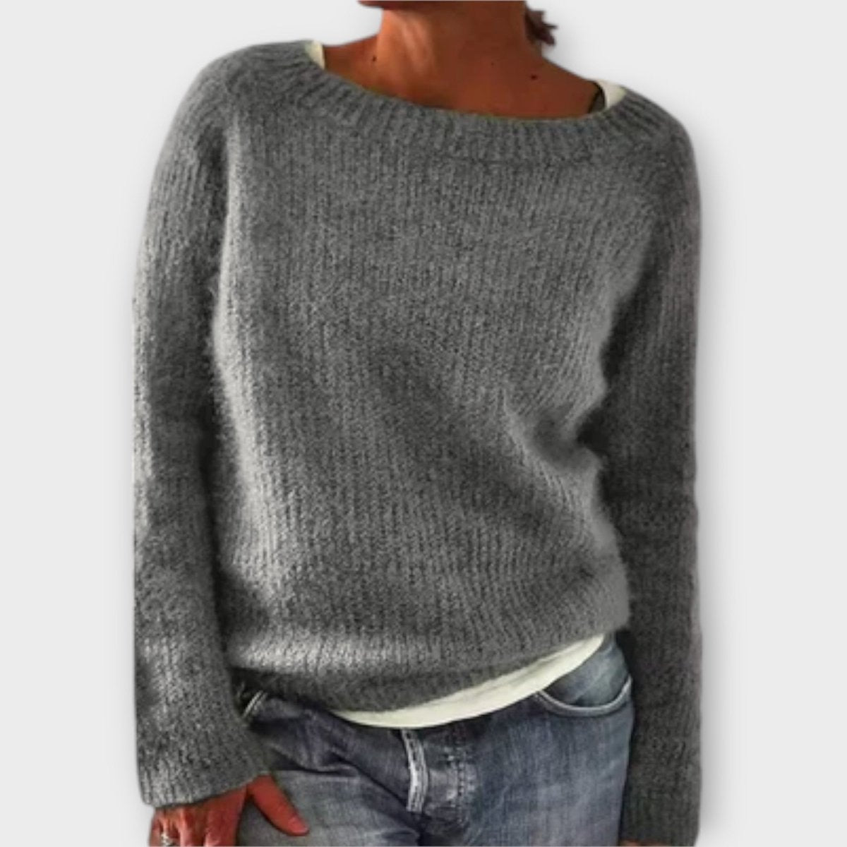 REECE | Icelandic jumper with patterned knit - Liora Melbourne