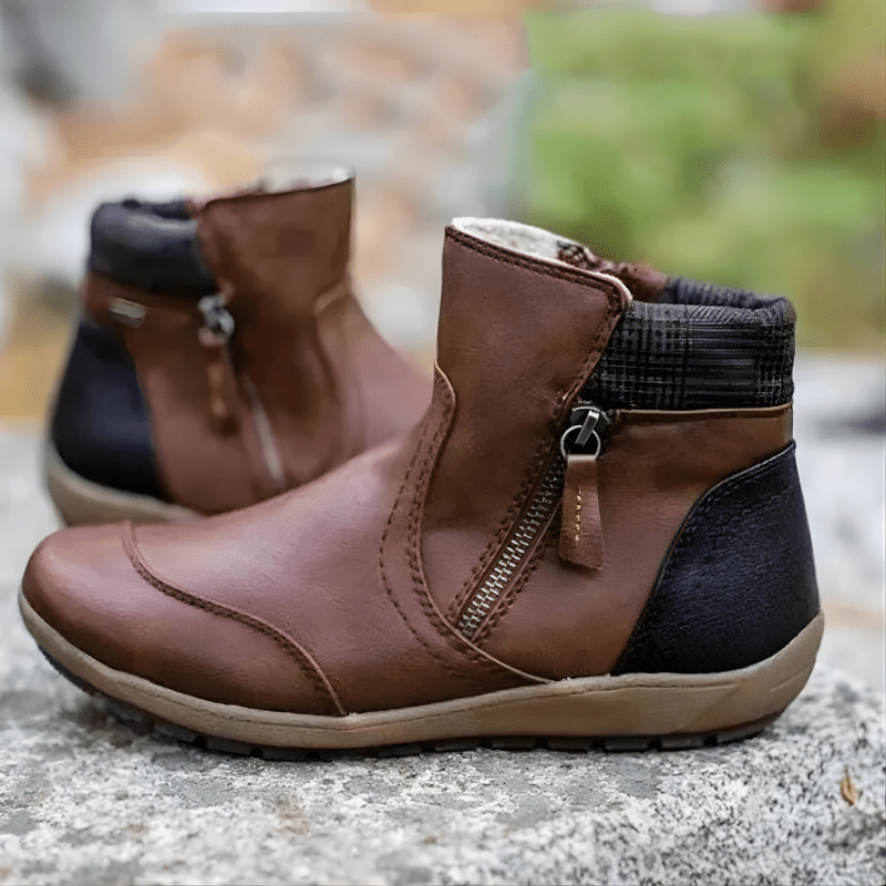 MOIRA | Waterproof boots with zip closure - Liora Melbourne