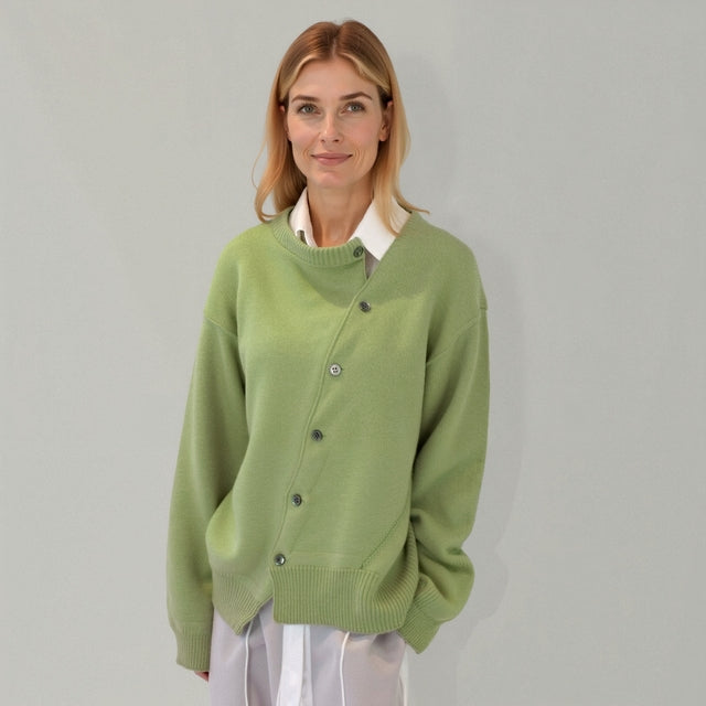 OLIVIA | Gilet with asymmetric button closure - Liora Melbourne