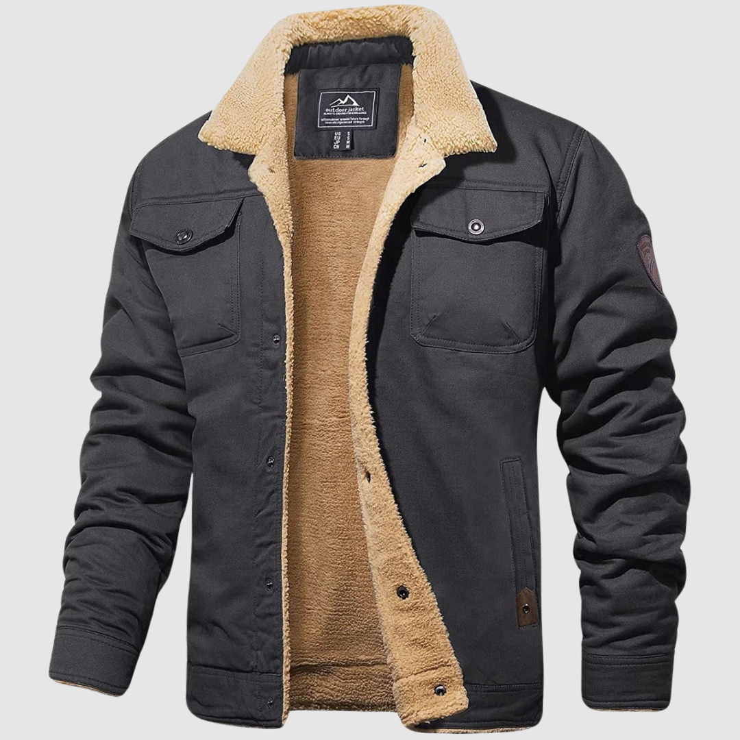BLAKE | Bomber jacket with ribbed trims - Liora Melbourne
