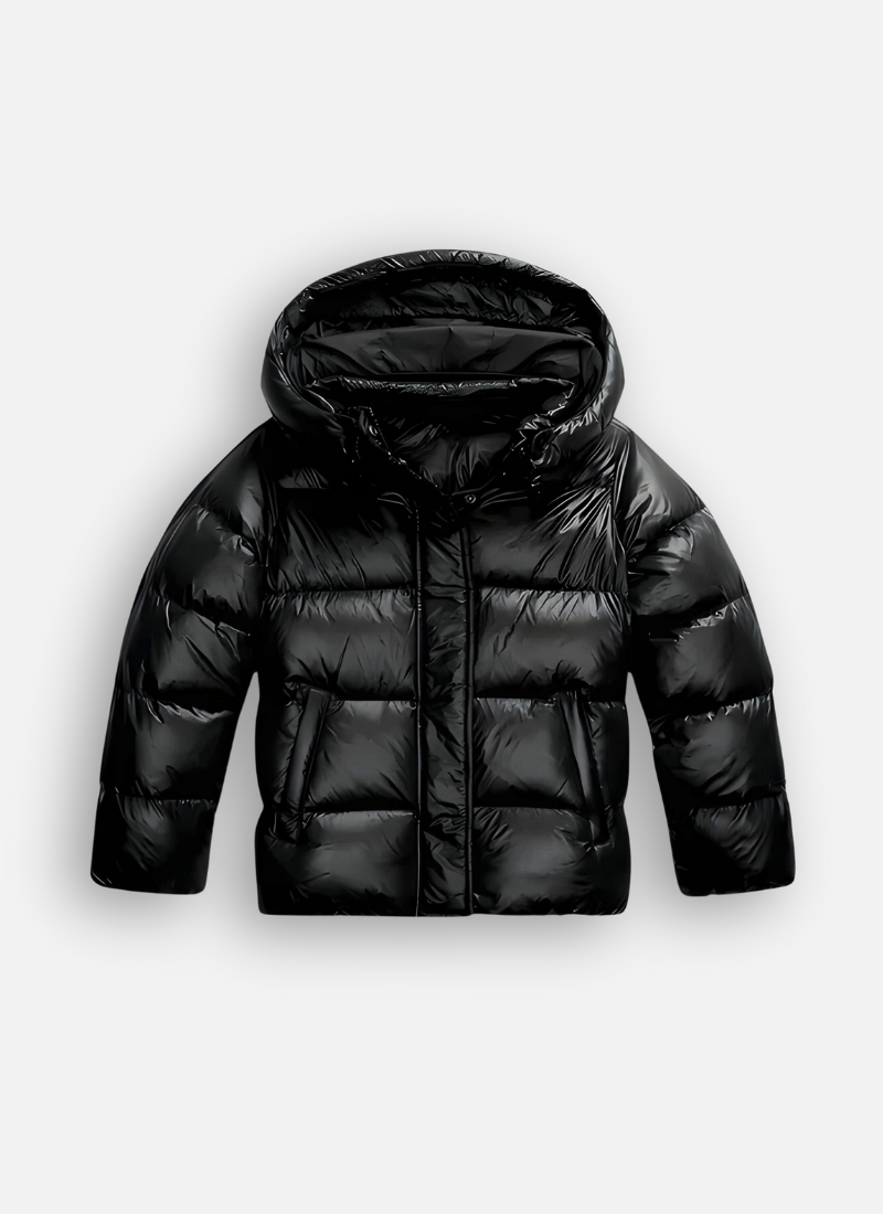 STELLA | Down puffer jacket with hood - Liora Melbourne