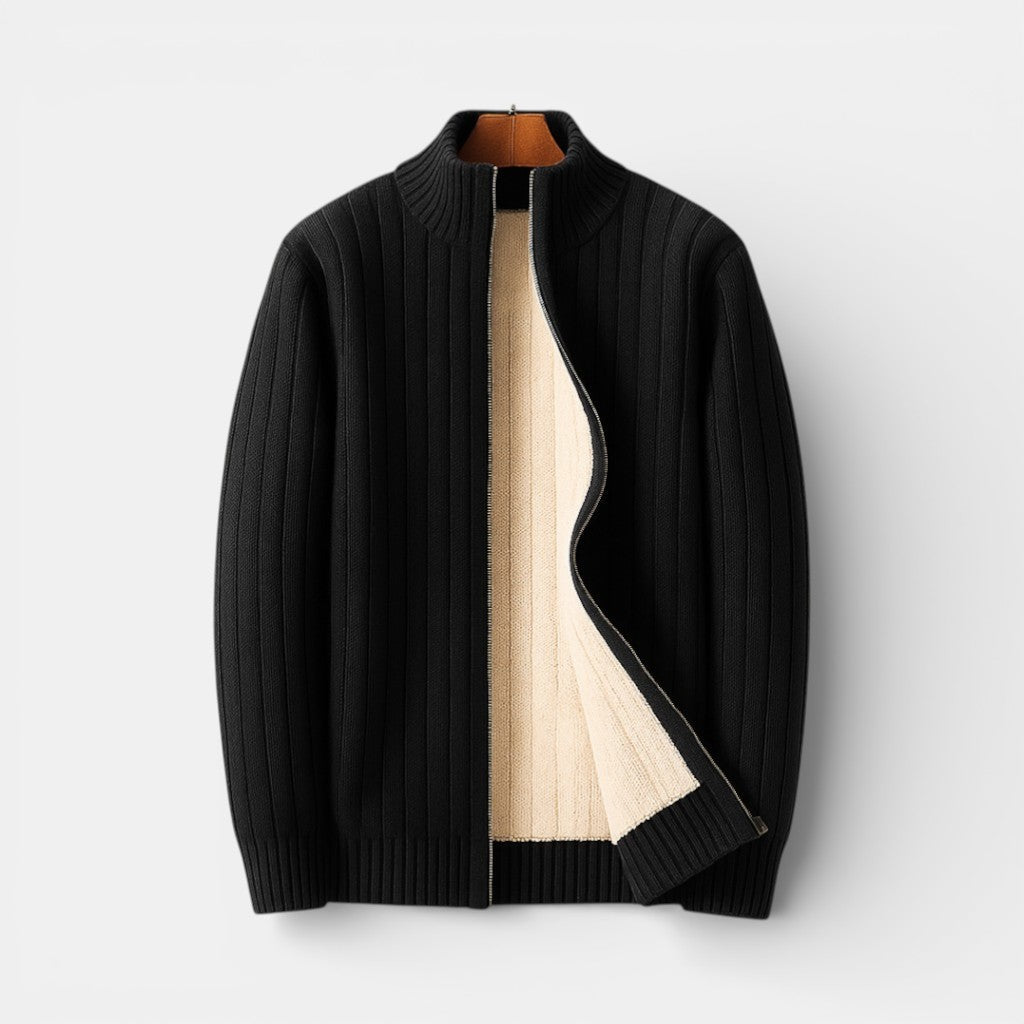 NOAH | Knit zip jumper