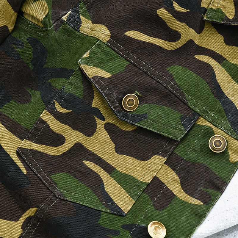 HUNTER | Jacket with camouflage print - Liora Melbourne