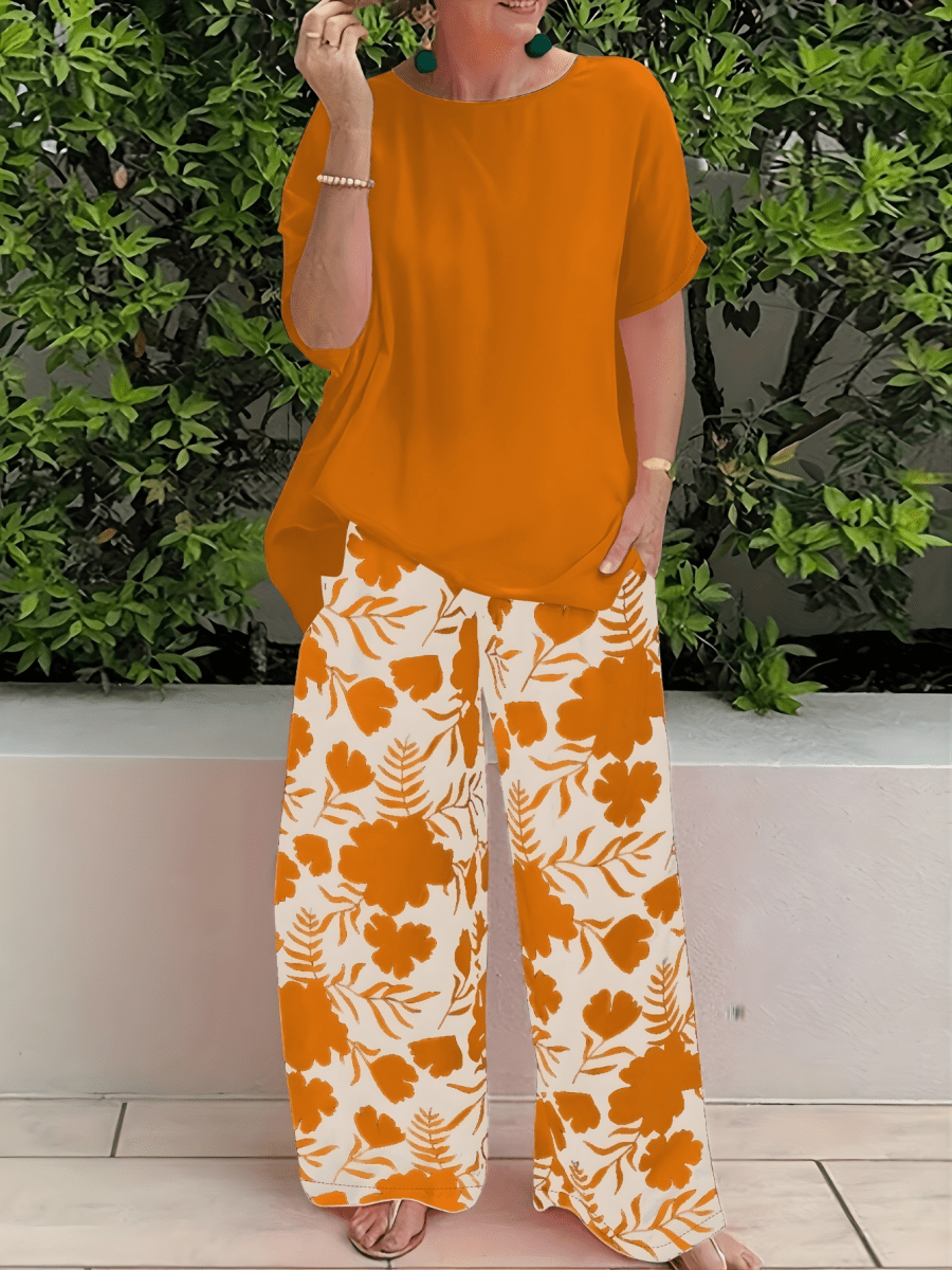 AURORA | Set with wide-leg pants - Liora Melbourne