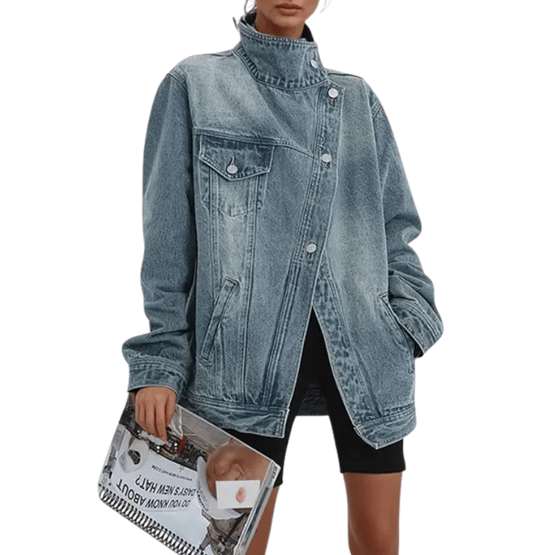 JACKIE | Jacket with asymmetric button detail - Liora Melbourne