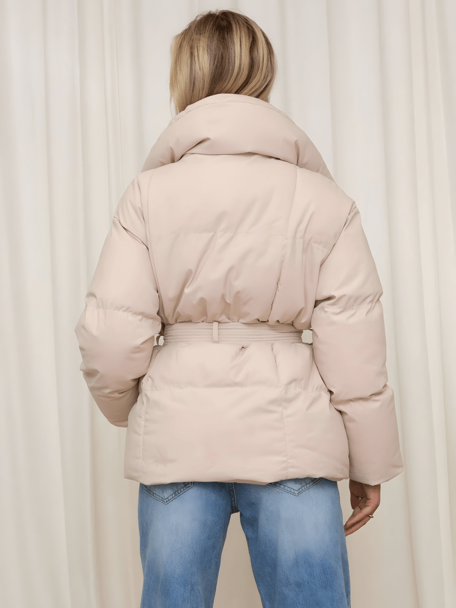 QUINN | Quilted jacket with belt - Liora Melbourne