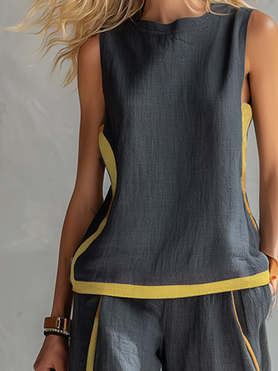 SHANIA | Set with wide-leg trousers - Liora Melbourne