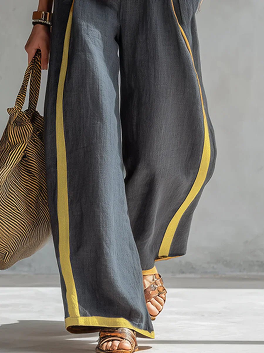 LEILA | Set with wide-leg pants - Liora Melbourne