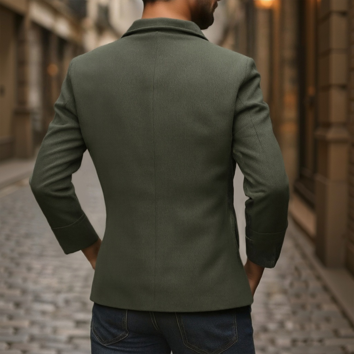 NOAH | Jacket with stand collar - Liora Melbourne