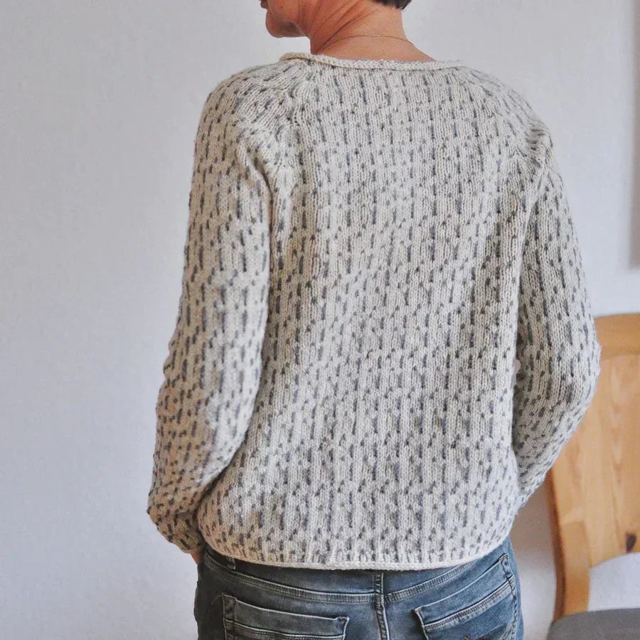 MATILDA | Knitted jumper with minimalist design - Liora Melbourne