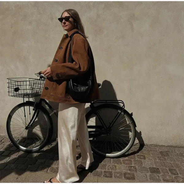 CHLOE | Suede statement coat - Liora Melbourne