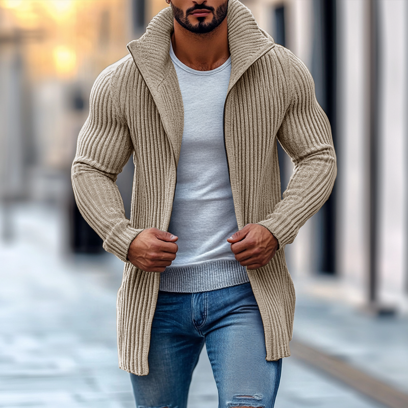 LUCA | Knit cardigan with stripe detail - Liora Melbourne