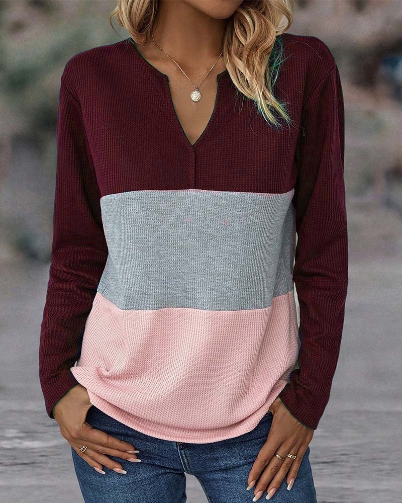 POPPY | Top with colour-block print - Liora Melbourne